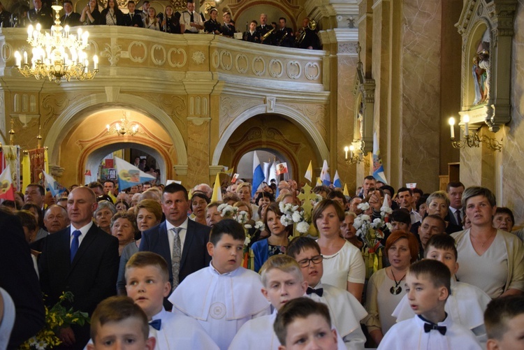 Powitanie ikony MB Częstochowskiej w Górze św. Małgorzaty