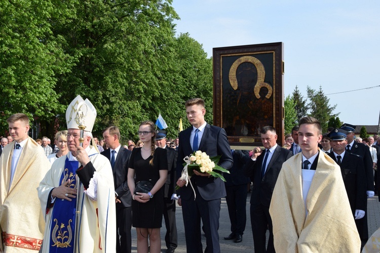 Powitanie ikony MB Częstochowskiej w Górze św. Małgorzaty