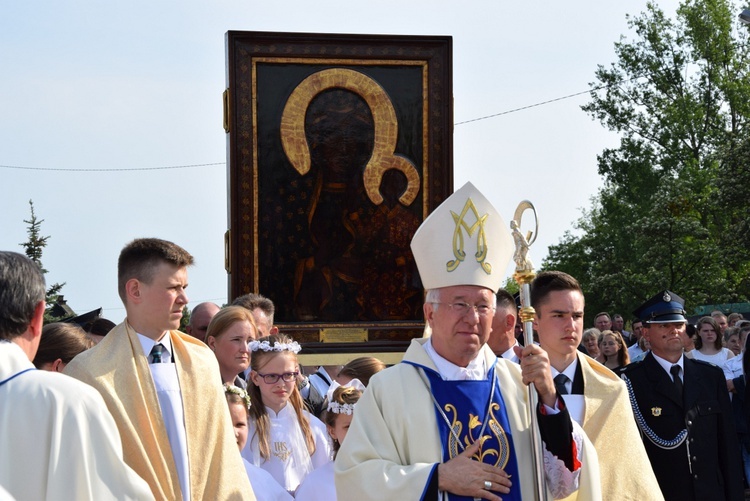 Powitanie ikony MB Częstochowskiej w Górze św. Małgorzaty