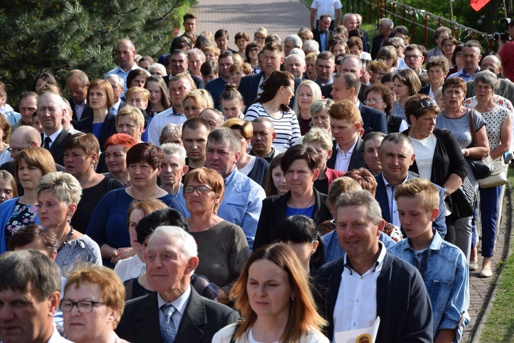 Powitanie ikony MB Częstochowskiej w Górze św. Małgorzaty