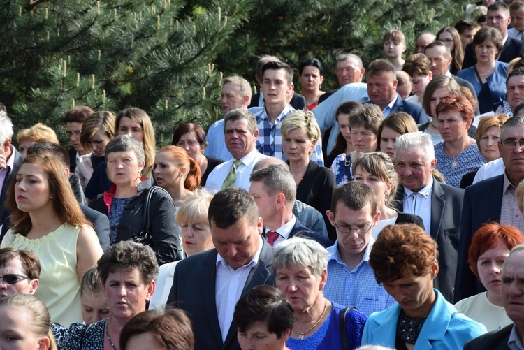 Powitanie ikony MB Częstochowskiej w Górze św. Małgorzaty