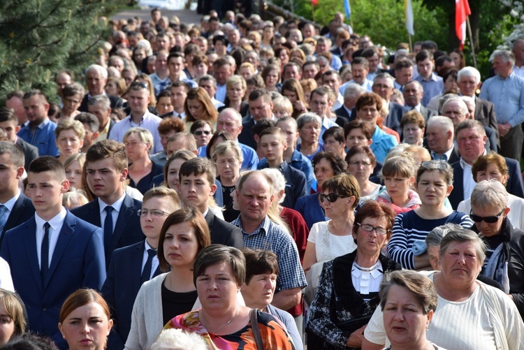 Powitanie ikony MB Częstochowskiej w Górze św. Małgorzaty