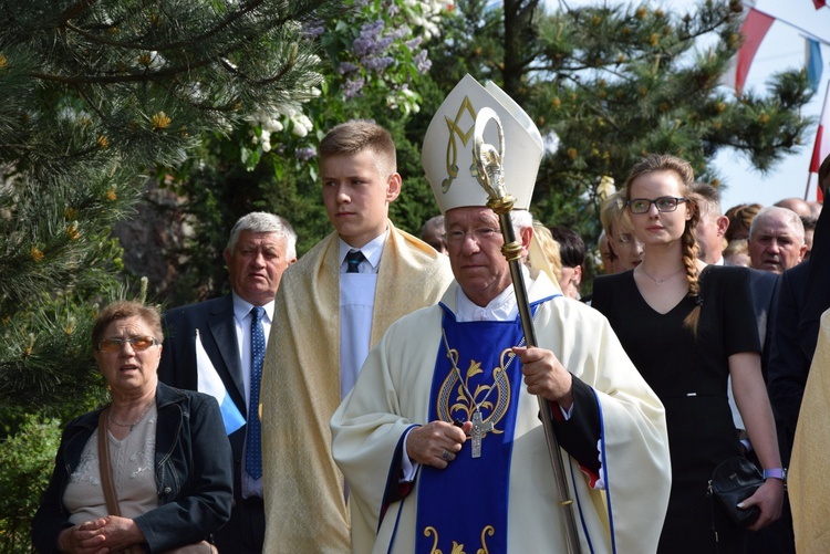 Powitanie ikony MB Częstochowskiej w Górze św. Małgorzaty