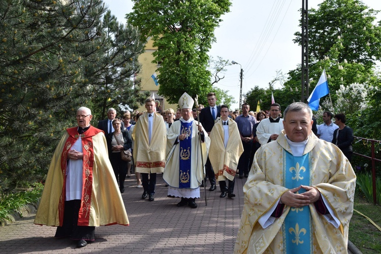 Powitanie ikony MB Częstochowskiej w Górze św. Małgorzaty