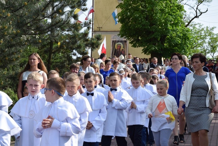 Powitanie ikony MB Częstochowskiej w Górze św. Małgorzaty