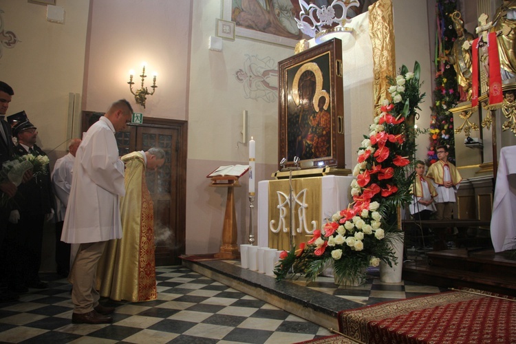 Powitanie ikony MB Częstochowskiej w Piątku