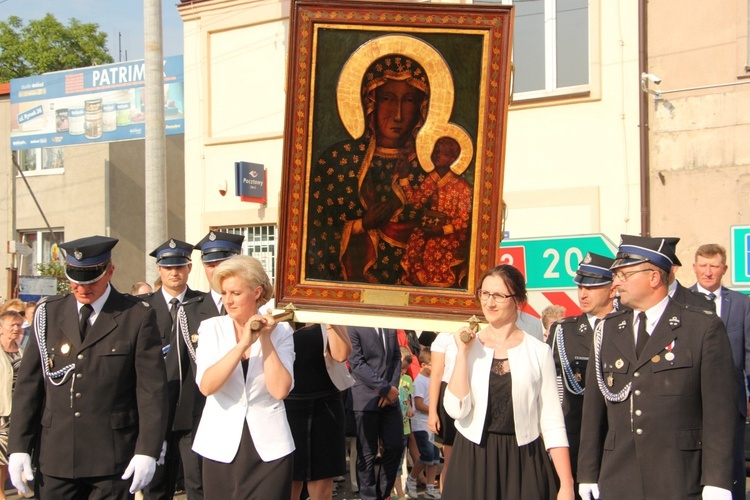 Powitanie ikony MB Częstochowskiej w Piątku