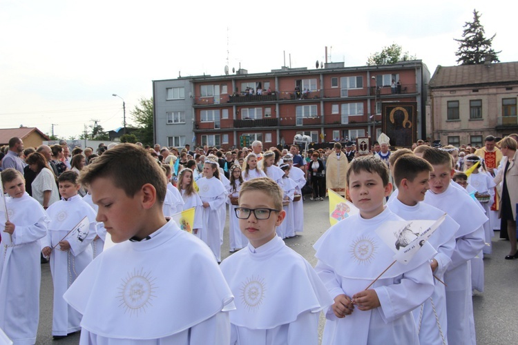 Powitanie ikony MB Częstochowskiej w Piątku