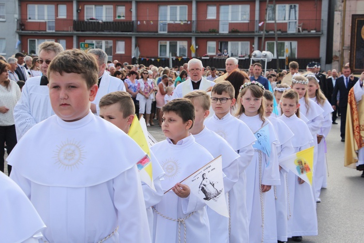 Powitanie ikony MB Częstochowskiej w Piątku