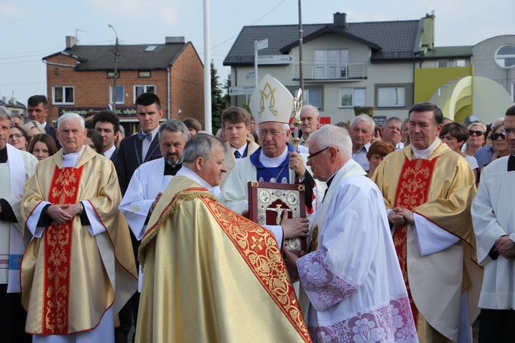 Powitanie ikony MB Częstochowskiej w Piątku