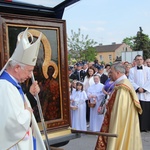 Powitanie ikony MB Częstochowskiej w Piątku