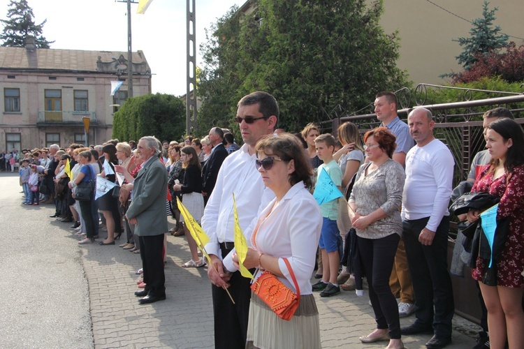 Powitanie ikony MB Częstochowskiej w Piątku