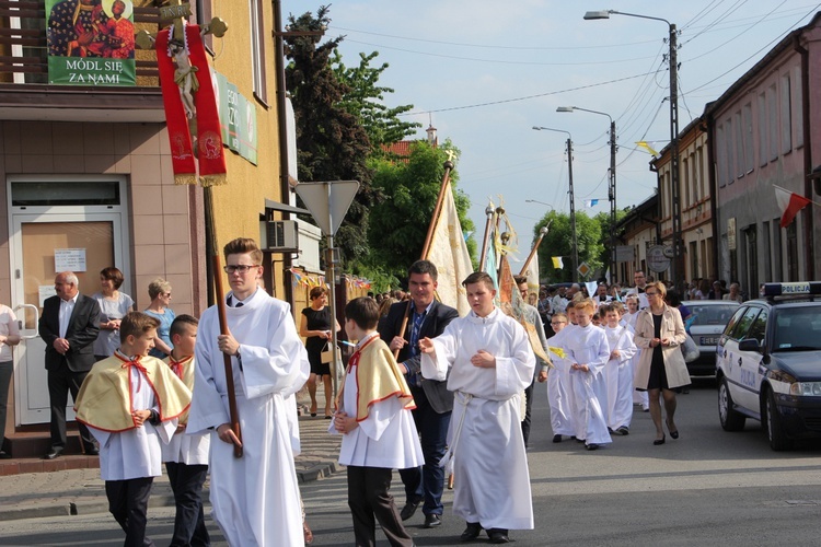 Powitanie ikony MB Częstochowskiej w Piątku