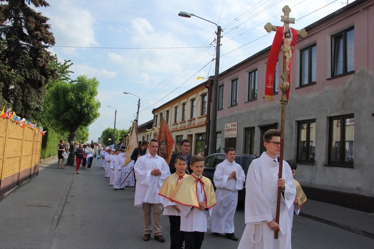 Powitanie ikony MB Częstochowskiej w Piątku