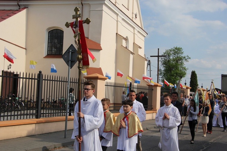 Powitanie ikony MB Częstochowskiej w Piątku