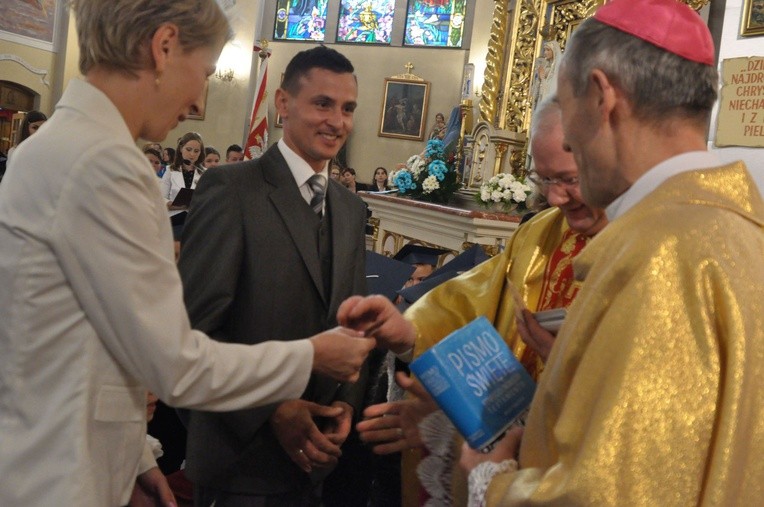 Sztandar przedszkolaków z Luszowic 