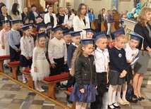 Sztandar przedszkolaków z Luszowic 