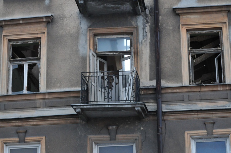 Zawalił się strop kamienicy przy ul. Lubartowskiej