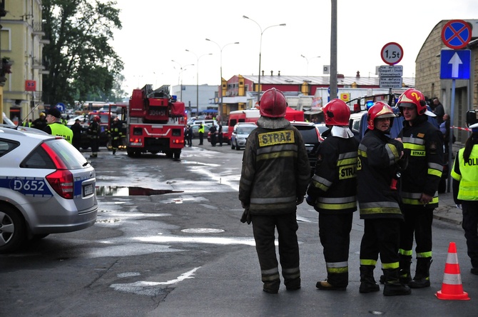 Zawalił się strop kamienicy przy ul. Lubartowskiej