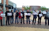Protest w Tesco 