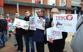 Protest w Tesco 
