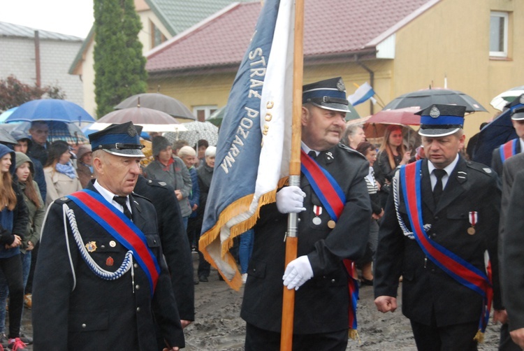 Powitanie ikony MB Częstochowskiej w Łękach Kościelnych