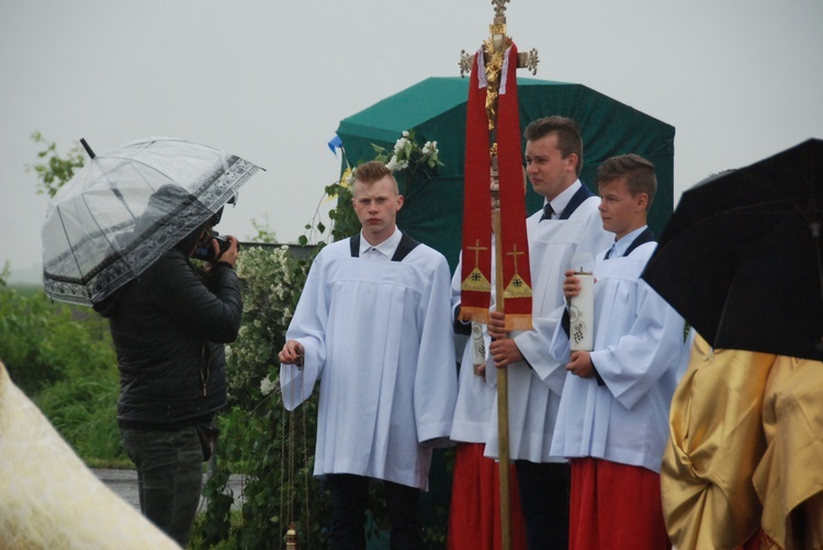 Powitanie ikony MB Częstochowskiej w Łękach Kościelnych