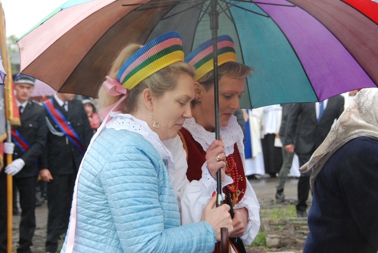 Powitanie ikony MB Częstochowskiej w Łękach Kościelnych