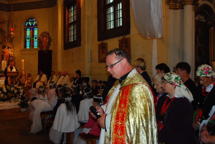 Powitanie ikony MB Częstochowskiej w Łękach Kościelnych