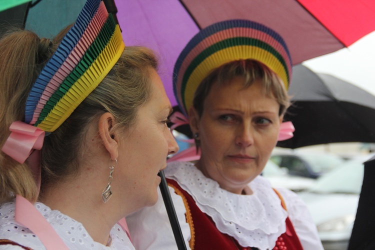 Powitanie ikony MB Częstochowskiej w Łękach Kościelnych