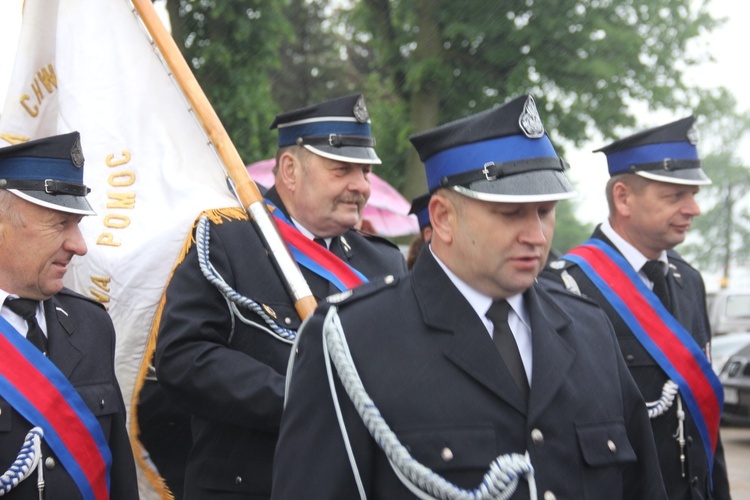 Powitanie ikony MB Częstochowskiej w Łękach Kościelnych