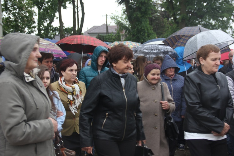 Powitanie ikony MB Częstochowskiej w Łękach Kościelnych