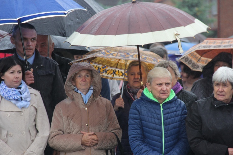 Powitanie ikony MB Częstochowskiej w Łękach Kościelnych