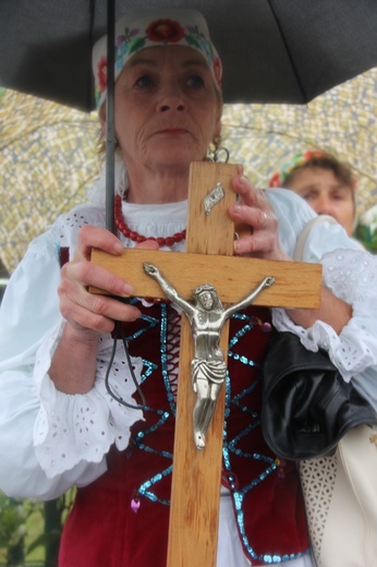 Powitanie ikony MB Częstochowskiej w Łękach Kościelnych