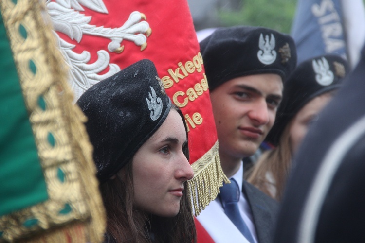 Powitanie ikony MB Częstochowskiej w Łękach Kościelnych