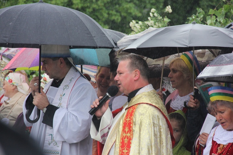 Powitanie ikony MB Częstochowskiej w Łękach Kościelnych