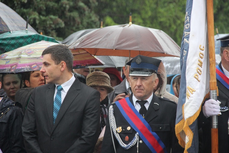 Powitanie ikony MB Częstochowskiej w Łękach Kościelnych