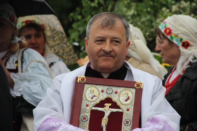 Powitanie ikony MB Częstochowskiej w Łękach Kościelnych