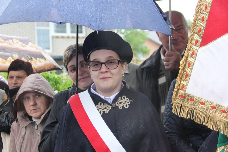 Powitanie ikony MB Częstochowskiej w Łękach Kościelnych