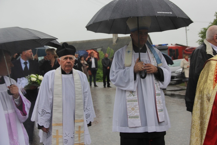 Powitanie ikony MB Częstochowskiej w Łękach Kościelnych