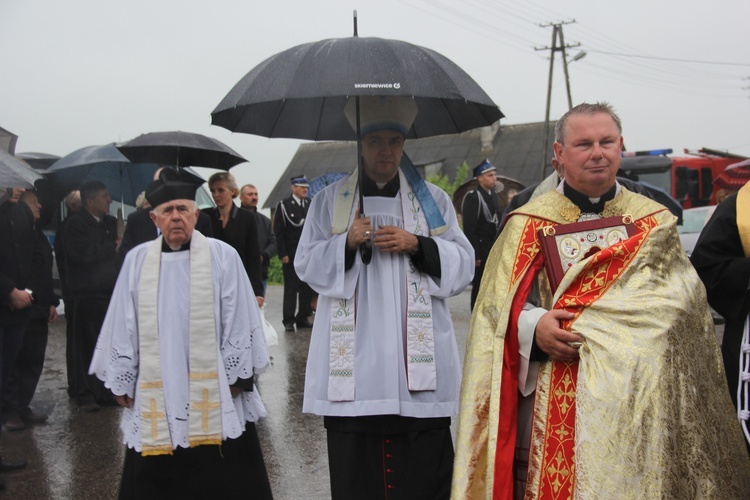 Powitanie ikony MB Częstochowskiej w Łękach Kościelnych