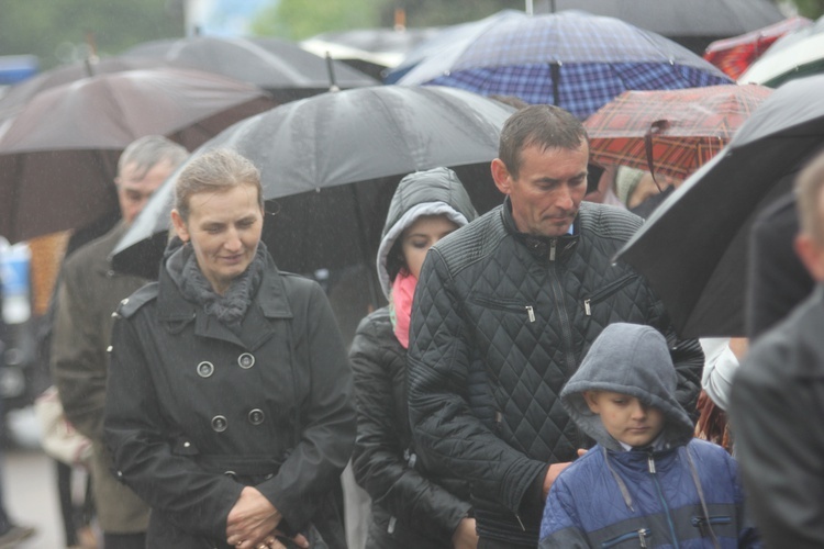 Powitanie ikony MB Częstochowskiej w Łękach Kościelnych