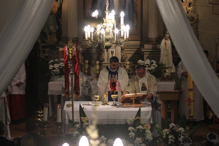 Powitanie ikony MB Częstochowskiej w Łękach Kościelnych