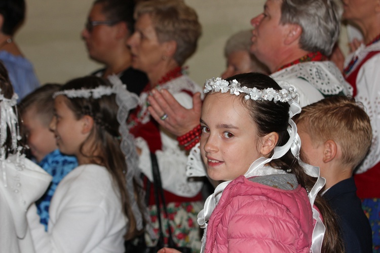 Powitanie ikony MB Częstochowskiej w Łękach Kościelnych