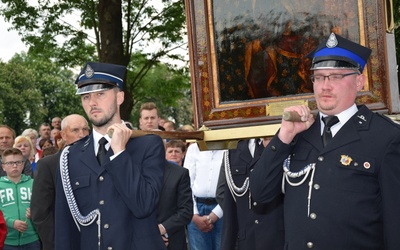 Powitanie ikony MB Częstochowskiej w Orłowie