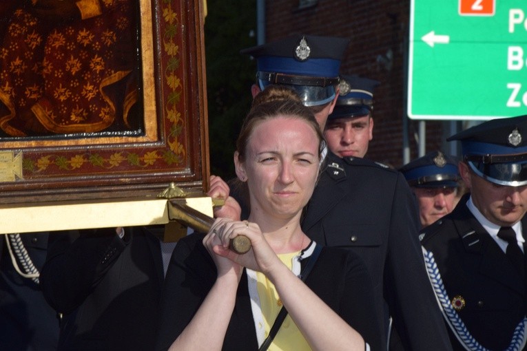 Powitanie ikony MB Częstochowskiej w Sobocie