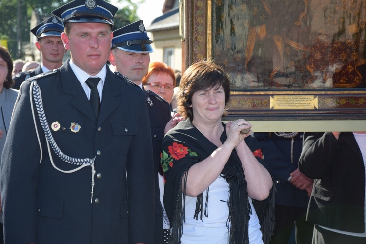 Powitanie ikony MB Częstochowskiej w Sobocie