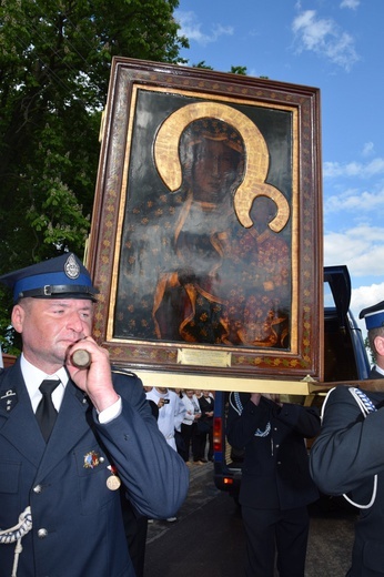 Powitanie ikony MB Częstochowskiej w Sobocie