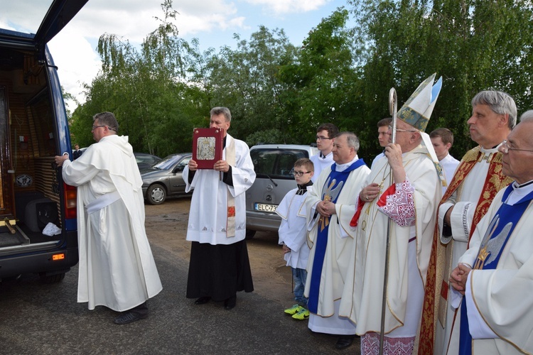 Powitanie ikony MB Częstochowskiej w Sobocie