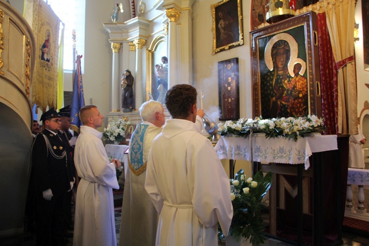 Powitanie ikony MB Częstochowskiej w Bielawach